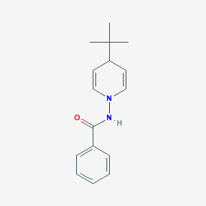 molecular formula C16H20N2O B15411775 N-[4-(2-Methyl-2-propanyl)-1(4H)-pyridinyl]benzamide CAS No. 554411-04-0