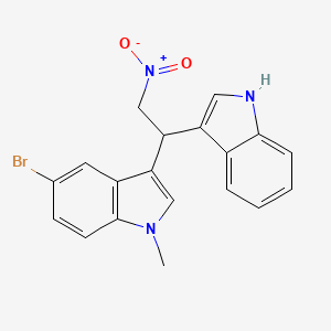 5-Bromo-3-[1-(1H-indol-3-yl)-2-nitroethyl]-1-methyl-1H-indole