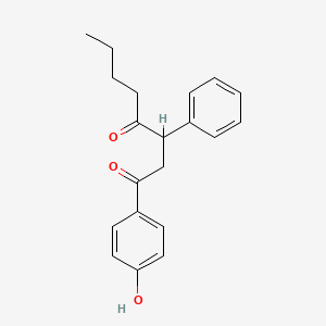 1,4-Octanedione, 1-(4-hydroxyphenyl)-3-phenyl-