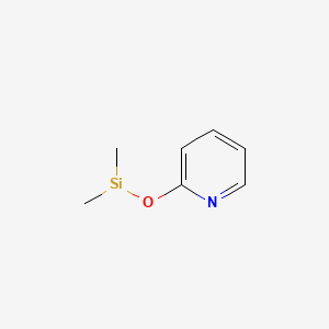 molecular formula C7H10NOSi B15411926 Pyridine, 2-[(dimethylsilyl)oxy]- CAS No. 375388-39-9