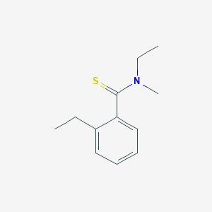 molecular formula C12H17NS B15411932 N,2-Diethyl-N-methylbenzenecarbothioamide CAS No. 619314-53-3