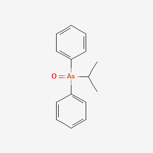 molecular formula C15H17AsO B15412035 Oxo(diphenyl)(propan-2-yl)-lambda~5~-arsane CAS No. 223445-44-1