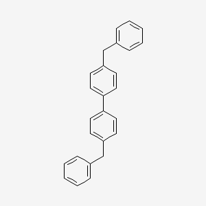 molecular formula C26H22 B15412062 4,4'-Dibenzylbiphenyl CAS No. 572910-05-5