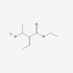 Ethyl 2-(1-hydroxyethyl)but-2-enoate