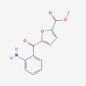 2-Furancarboxylic acid, 5-(2-aminobenzoyl)-, methyl ester