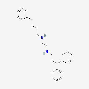 N'-(3,3-diphenylpropyl)-N-(4-phenylbutyl)ethane-1,2-diamine