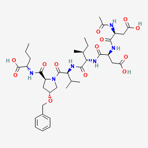 Acetyl-Asp-Asp-Ile-Val-[(4R)Benzyloxyproline]-Norvaline-OH