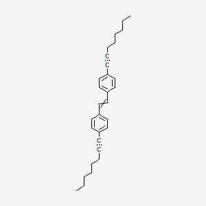 1,1'-(Ethene-1,2-diyl)bis[4-(oct-1-yn-1-yl)benzene]