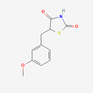 5-[(3-Methoxyphenyl)methyl]-1,3-thiazolidine-2,4-dione