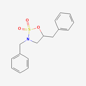 3,5-Dibenzyl-1,2lambda~6~,3-oxathiazolidine-2,2-dione