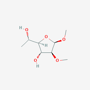molecular formula C8H16O5 B154124 Methyl 2-O-methylfucofuranoside CAS No. 131065-17-3