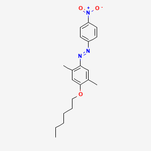 (E)-1-[4-(Hexyloxy)-2,5-dimethylphenyl]-2-(4-nitrophenyl)diazene