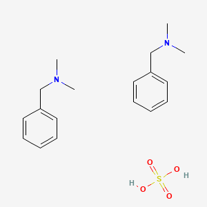 N,N-dimethyl-1-phenylmethanamine;sulfuric acid