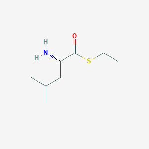 molecular formula C8H17NOS B15412424 S-ethyl (2S)-2-amino-4-methylpentanethioate CAS No. 490041-38-8