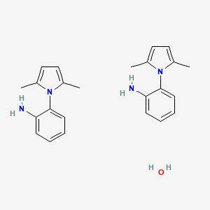 2-(2,5-Dimethylpyrrol-1-yl)aniline;hydrate