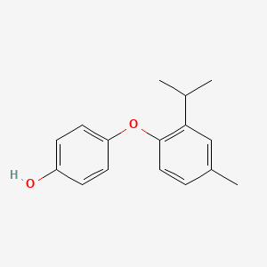 4-[4-Methyl-2-(propan-2-yl)phenoxy]phenol