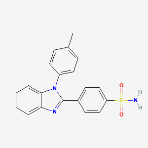 4-[1-(4-Methylphenyl)-1H-benzimidazol-2-yl]benzene-1-sulfonamide