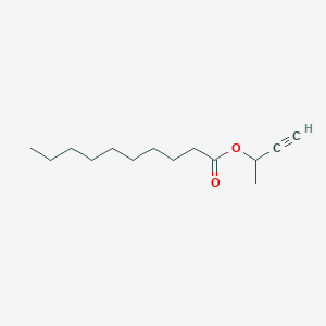 But-3-YN-2-YL decanoate