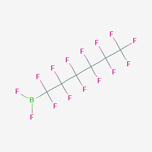 Difluoro(tridecafluorohexyl)borane