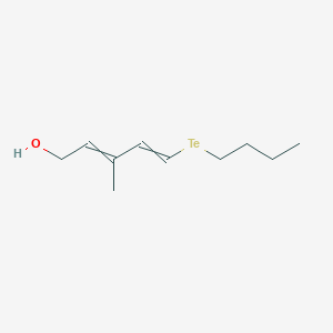 5-(Butyltellanyl)-3-methylpenta-2,4-dien-1-ol