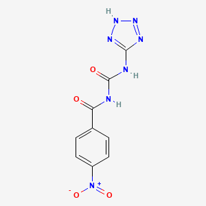 4-nitro-N-(2H-tetrazol-5-ylcarbamoyl)benzamide