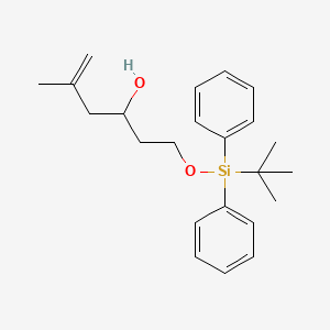 1-{[tert-Butyl(diphenyl)silyl]oxy}-5-methylhex-5-en-3-ol