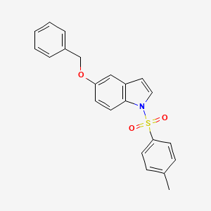 5-(Benzyloxy)-1-(4-methylbenzene-1-sulfonyl)-1H-indole