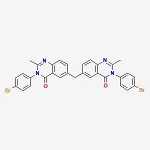 6,6'-Methylenebis[3-(4-bromophenyl)-2-methylquinazolin-4(3H)-one]