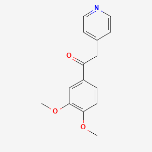 1-(3,4-Dimethoxyphenyl)-2-pyridin-4-ylethanone