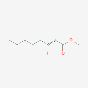 Methyl 3-iodooct-2-enoate