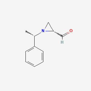 (2R)-1-[(1S)-1-Phenylethyl]aziridine-2-carbaldehyde