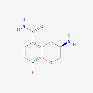 (3R)-3-amino-8-fluorochromane-5-carboxamide