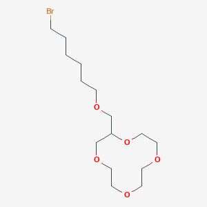 2-{[(6-Bromohexyl)oxy]methyl}-1,4,7,10-tetraoxacyclododecane