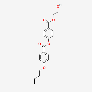 4-[(2-Hydroxyethoxy)carbonyl]phenyl 4-butoxybenzoate