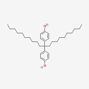 molecular formula C33H52O2 B15413686 4,4'-(Henicosane-11,11-diyl)diphenol CAS No. 400784-72-7