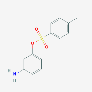 molecular formula C13H13NO3S B154137 p-Toluenesulfonic acid 3-aminophenyl ester CAS No. 3865-15-4