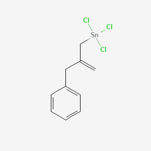 Stannane, trichloro[2-(phenylmethyl)-2-propenyl]-