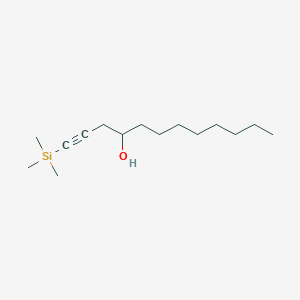 1-Dodecyn-4-ol, 1-(trimethylsilyl)-