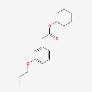 Cyclohexyl {3-[(prop-2-en-1-yl)oxy]phenyl}acetate