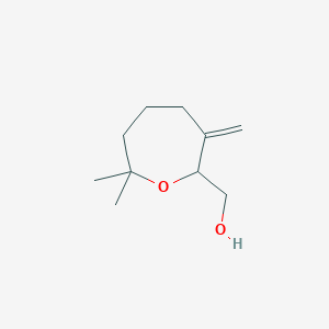 (7,7-Dimethyl-3-methylideneoxepan-2-yl)methanol