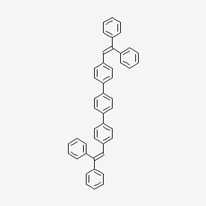 molecular formula C46H34 B15414371 1,4-Bis[4-(2,2-diphenylethenyl)phenyl]benzene CAS No. 213527-39-0