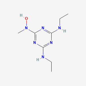 N~4~,N~6~-Diethyl-N~2~-hydroxy-N~2~-methyl-1,3,5-triazine-2,4,6-triamine