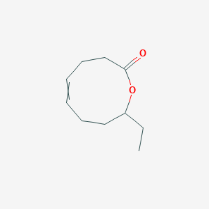 9-Ethyl-4,7,8,9-tetrahydrooxonin-2(3H)-one