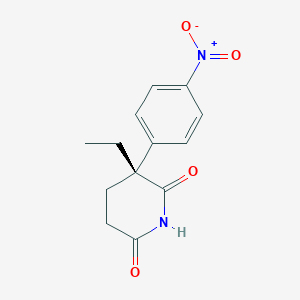 2,6-Piperidinedione, 3-ethyl-3-(4-nitrophenyl)-, (3R)-