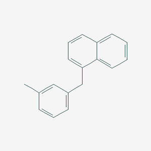 Naphthalene, 1-[(3-methylphenyl)methyl]-