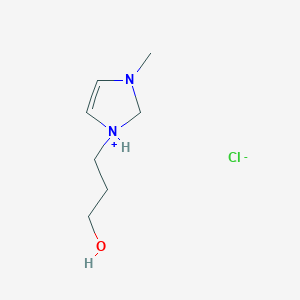 1-(3-Hydroxypropyl)-3-methyl-2,3-dihydro-1H-imidazol-1-ium chloride