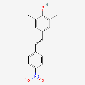 2,6-Dimethyl-4-[2-(4-nitrophenyl)ethenyl]phenol