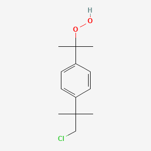 2-[4-(1-Chloro-2-methylpropan-2-yl)phenyl]propane-2-peroxol