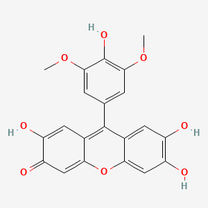 2,6,7-Trihydroxy-9-(4-hydroxy-3,5-dimethoxyphenyl)-3H-xanthen-3-one