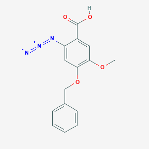 Benzoic acid, 2-azido-5-methoxy-4-(phenylmethoxy)-